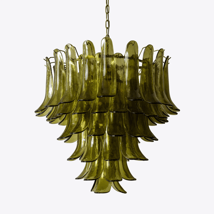 Green Petalo Chandelier-DWHOME