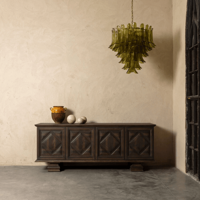 Green Petalo Chandelier-DWHOME