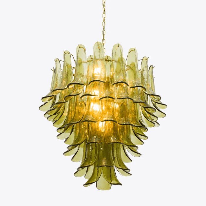 Green Petalo Chandelier-DWHOME