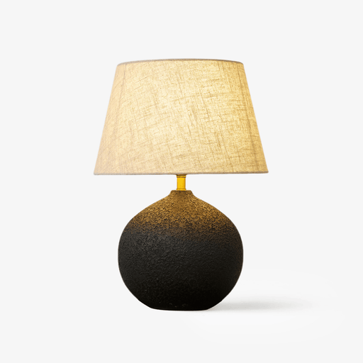 Terra Noir Textured Table Lamp-DWHOME