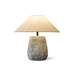 Callisto Ribbed Ceramic Table Lamp-DWHOME