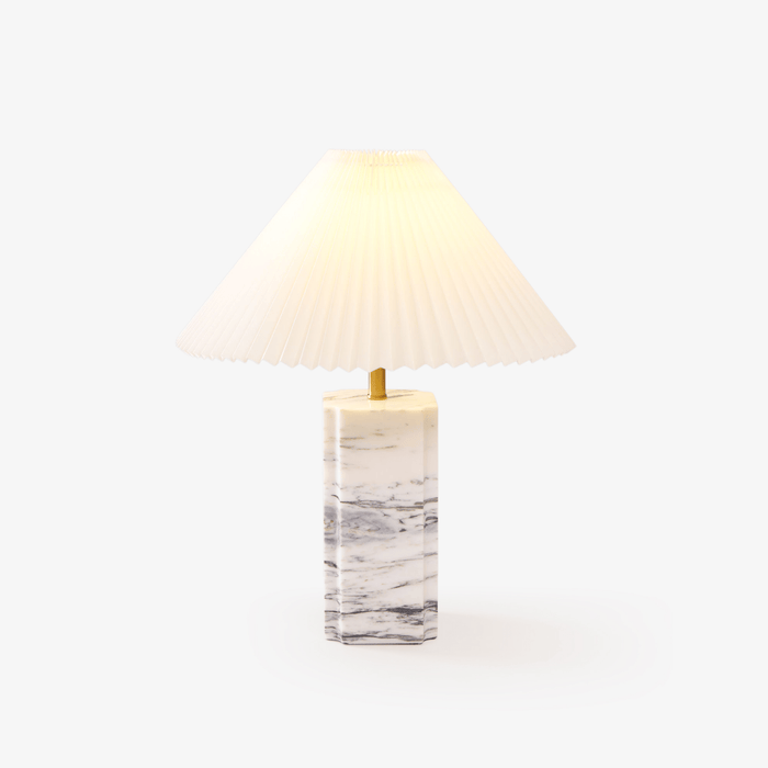 Bianca Marble Table Lamp-DWHOME