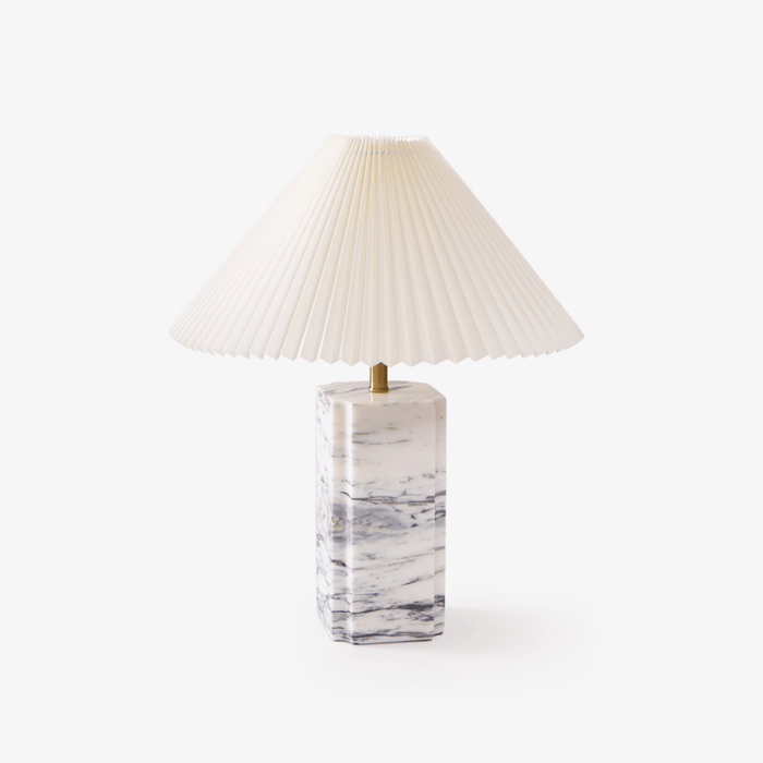 Bianca Marble Table Lamp-DWHOME