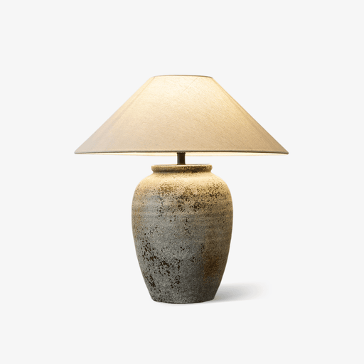 Tavira Aged Stone Table Lamp - Vakkerlight