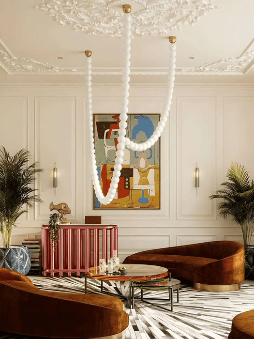 Halti Necklace Acrylic Chandelier - Vakkerlight