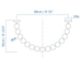 Halti Necklace Acrylic Chandelier - Vakkerlight
