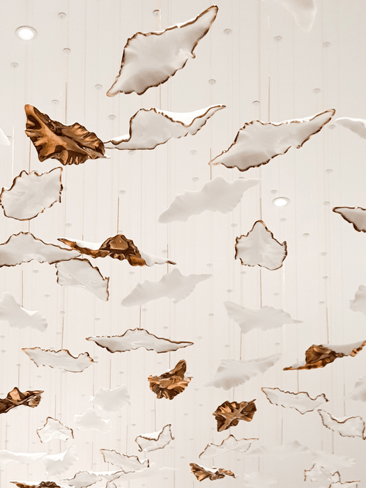 Leaf Twisted Sculptural Customize Chandelier - Vakkerlight