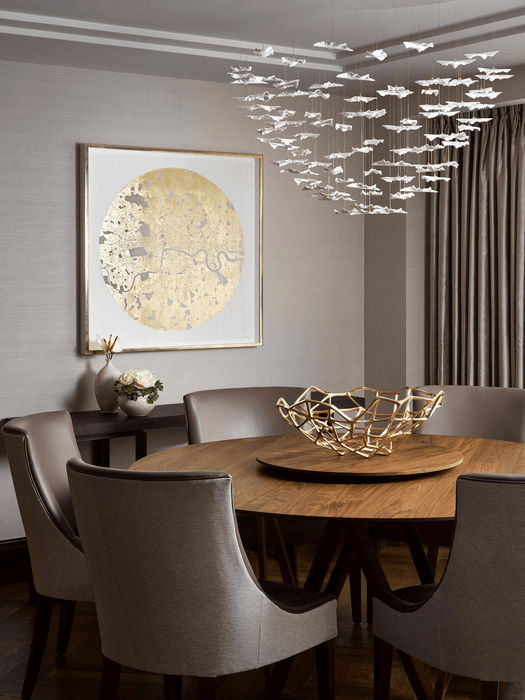 Leaf Twisted Sculptural Customize Chandelier - Vakkerlight