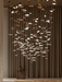 Leaf Twisted Sculptural Customize Chandelier - Vakkerlight