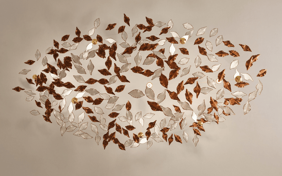 Leaf Twisted Sculptural Customize Chandelier - Vakkerlight