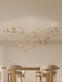 Leaf Twisted Sculptural Customize Chandelier