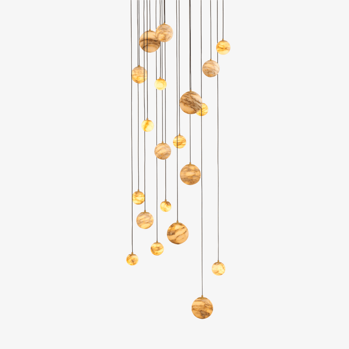 Sultana Alabaster Cluster Chandelier - 