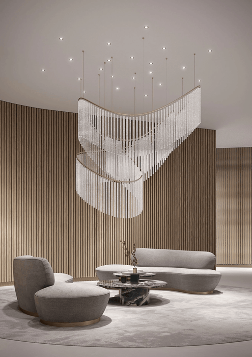 Crystal Spin Customize Chandelier - Vakkerlight