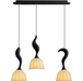 Elowen Twisted Wood Pendant Light-DWHOME