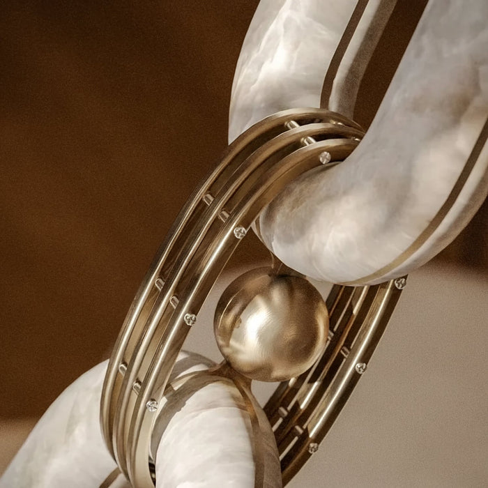 Chain Link Chandelier - Vakkerlight