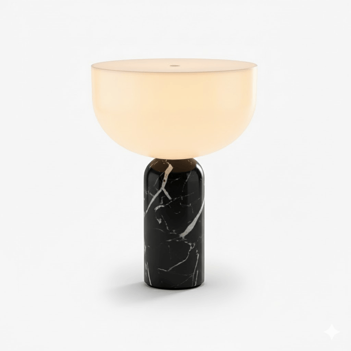 Arno Sphere Marble Table Lamp-DWHOME