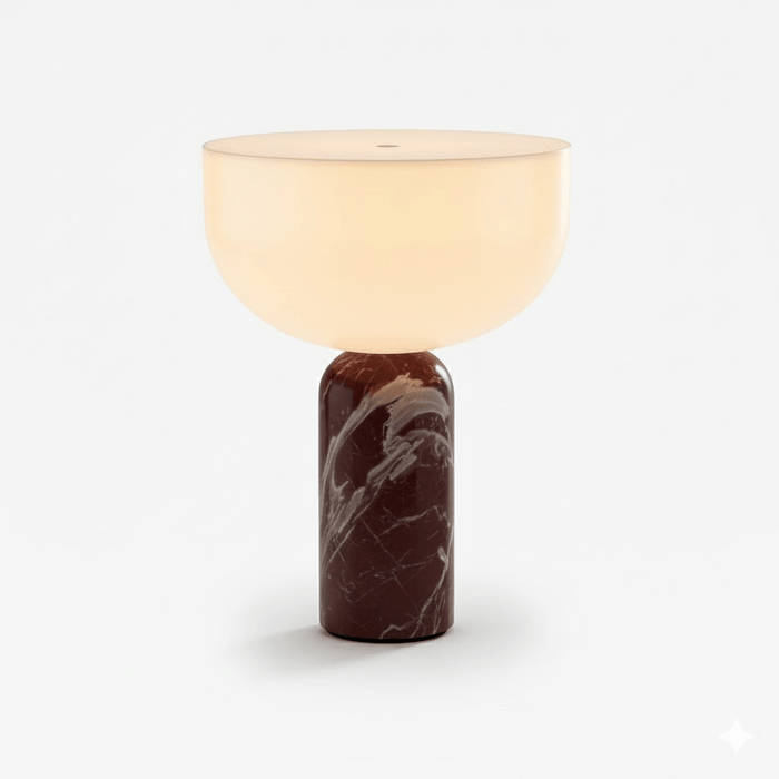 Arno Sphere Marble Table Lamp-DWHOME