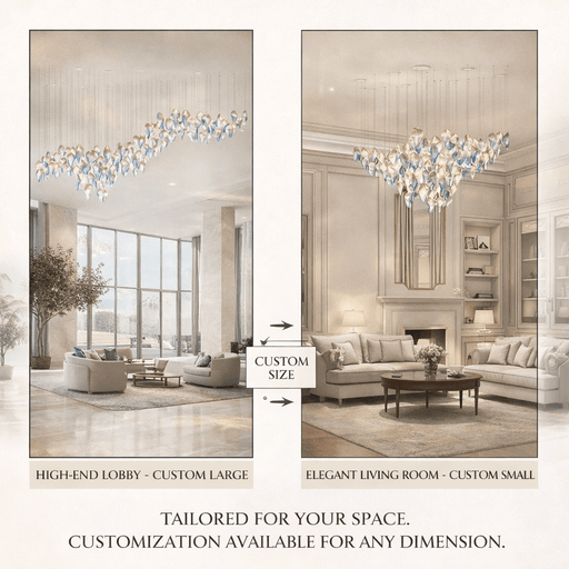 Ocean Drift Blown Glass Customize Chandelier - Vakkerlight