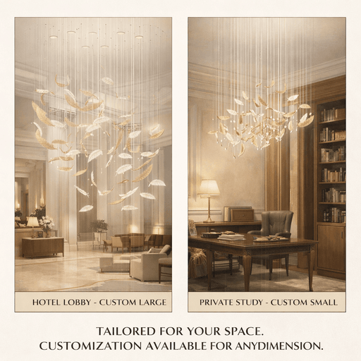 Nectar Leaves Chandelier - Vakkerlight