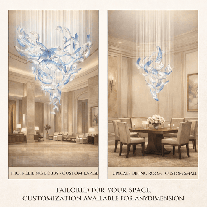 Brush Art Glass Chandelier - Vakkerlight