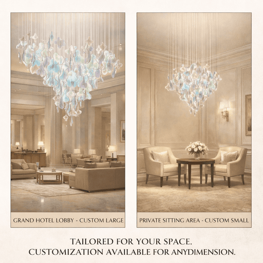 Iris Iridescent Blossom Chandelier - Vakkerlight