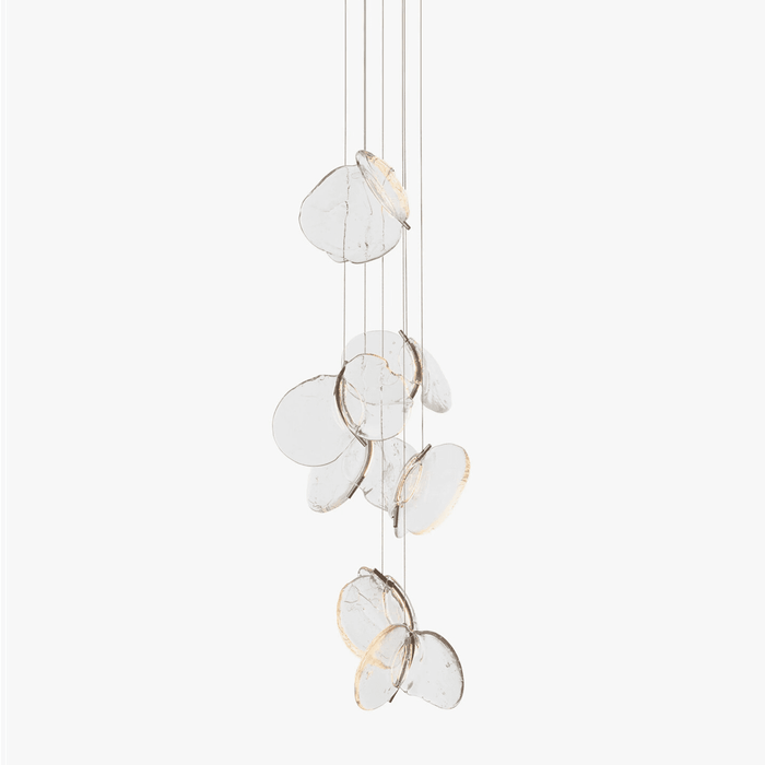 Luminous Glass Petals Pendant Lamp - 