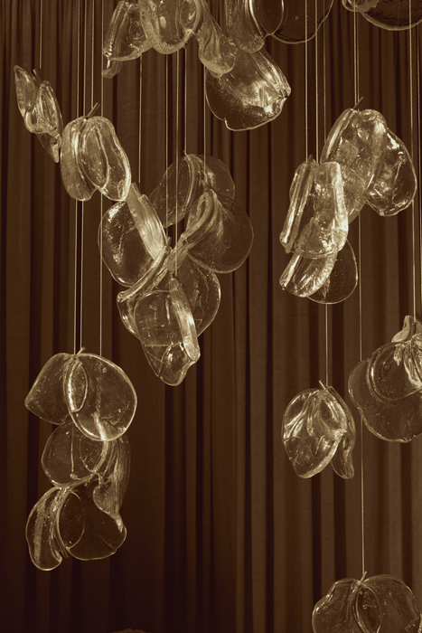 Luminous Glass Petals Pendant Lamp