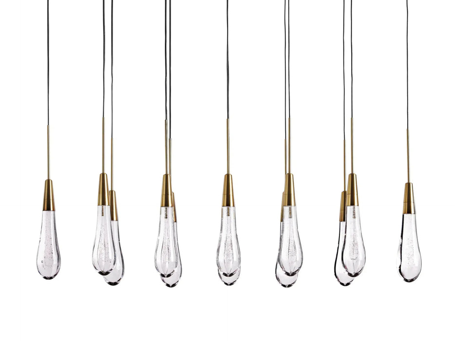 Soltaire Linear Chandelier 37"W-DWHOME