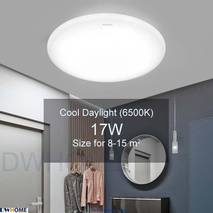 PHILIPS LED Ceiling Light CL200 Series Round, Cool White light/Cool Daylight, 6W/10W/17W/24W - DWHOME