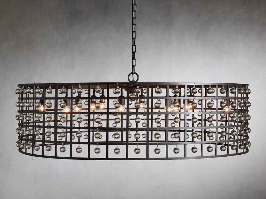 La Cage Round Chandelier 6/8/12 Light-DWHOME