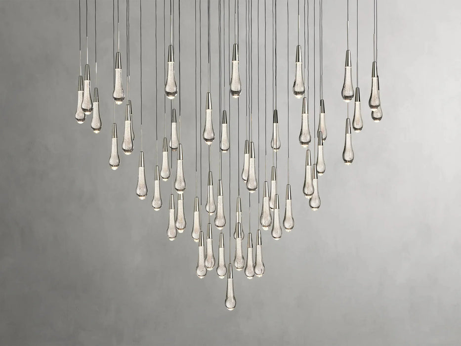 Soltaire Round Chandelier 58"W-DWHOME