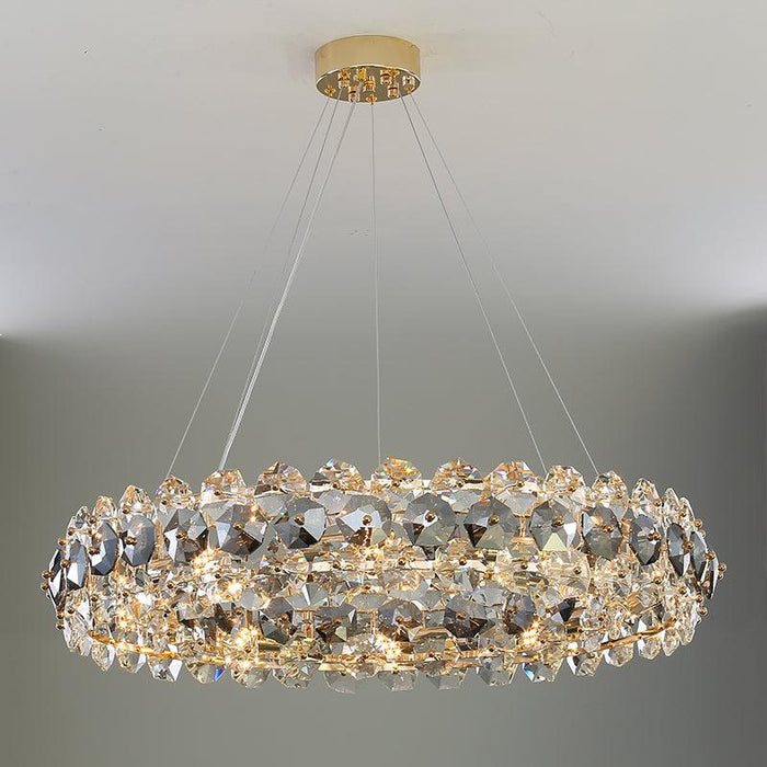 Monte Crystal Wheel Chandelier - DWHOME