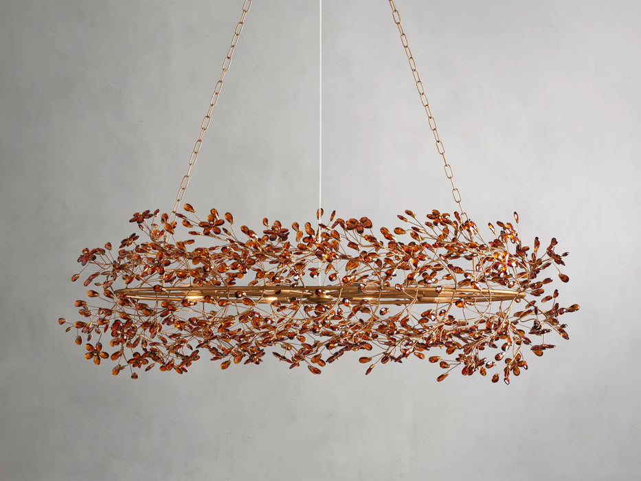 Fiore Oval Chandelier 62''74''-DWHOME
