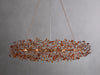 Fiore Oval Chandelier 62''74''-DWHOME