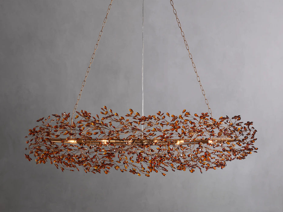 Fiore Oval Chandelier 62''74''-DWHOME