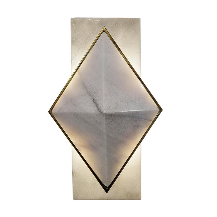 Art Deco Natural Marble Wall Sconce - DWHOME