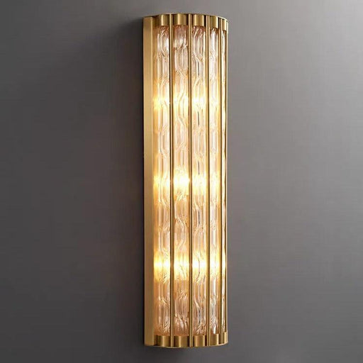 Modern Copper & Glass Wall Sconce-DWHOME