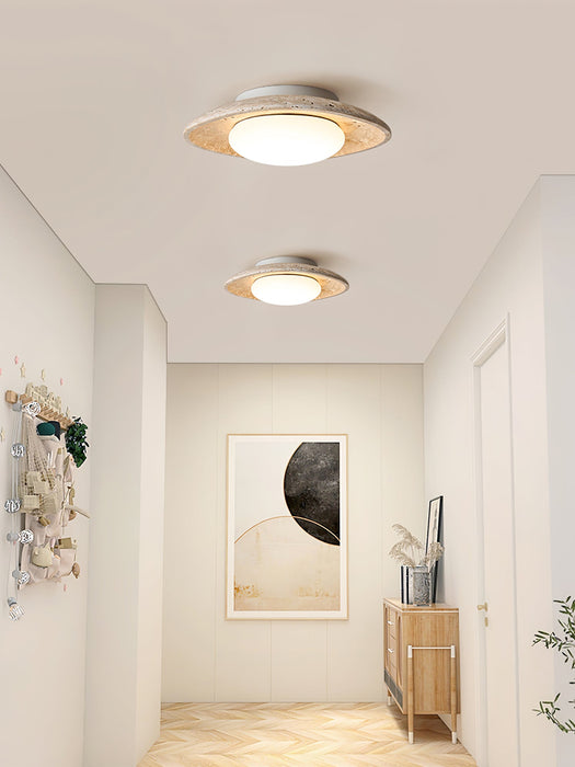 Luma Travertine Ceiling Light-DWHOME