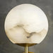 Natural Marble Sphere Wall Sconce - DWHOME