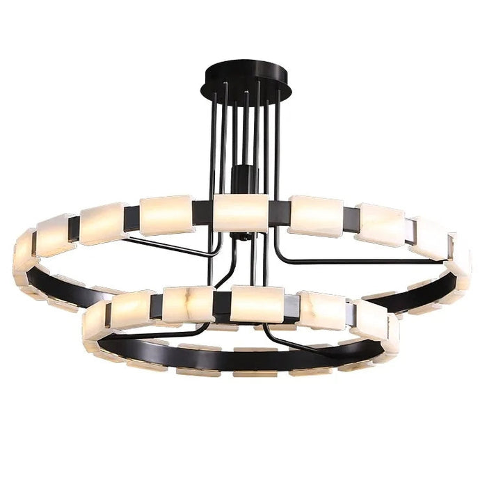 Villa Marble Mid-Century Modern Chandelier-DWHOME