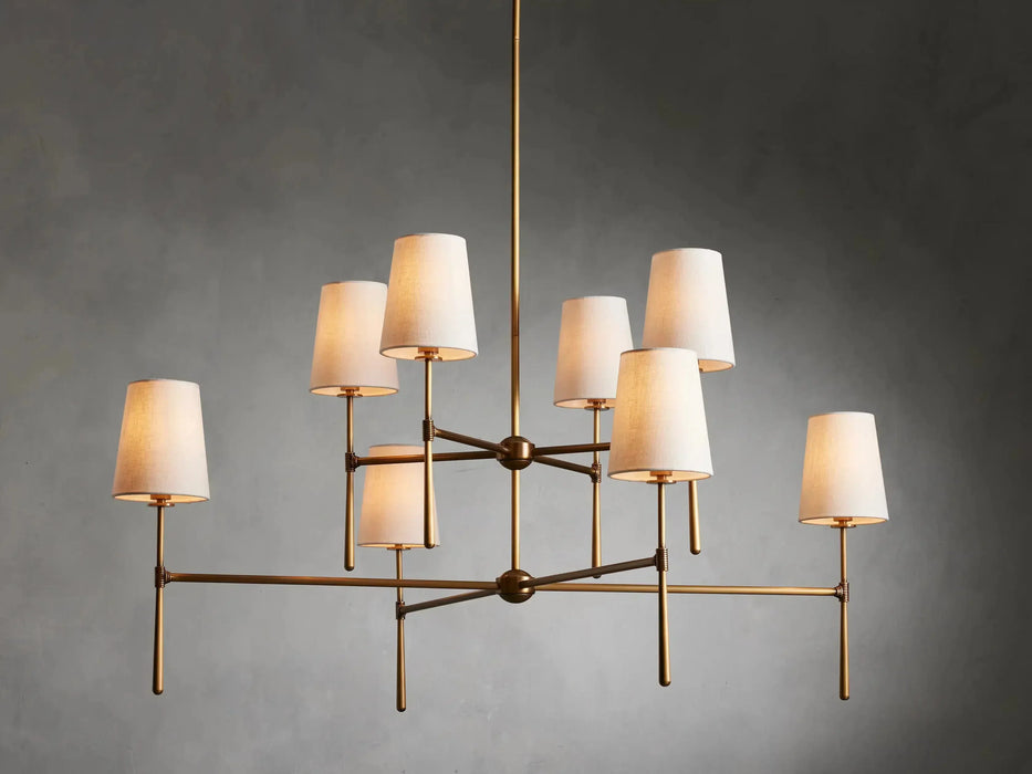 Rhodes 2-Tier Round Chandelier-DWHOME