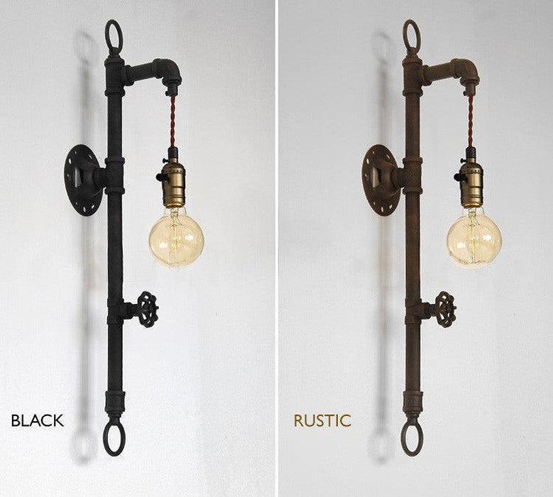 Wall Fixed Water Pipe Turned Wall Light-DWHOME