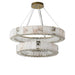 Natural Marble & Crystal Modern Ceiling Light Fixture - DWHOME