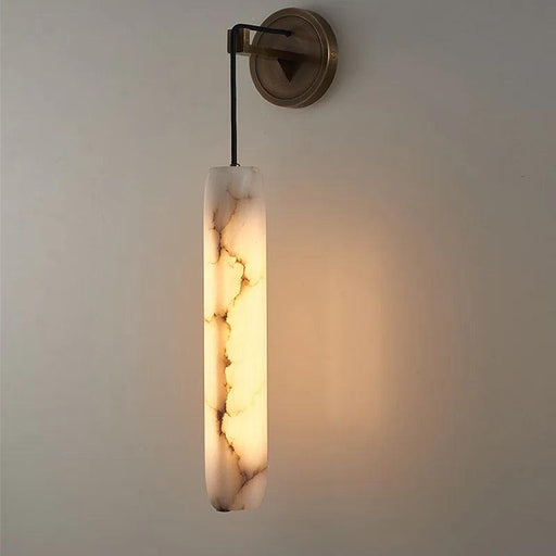 Moonshade Natural Marble Pendant Wall Sconce-DWHOME