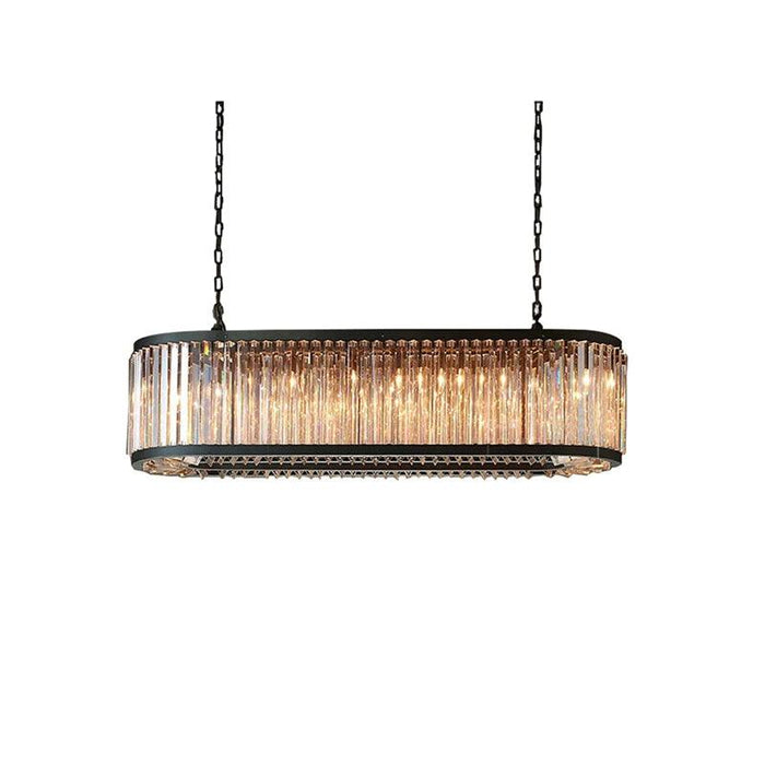 Gio Amber Crystal Dining Room Chandelier - DWHOME