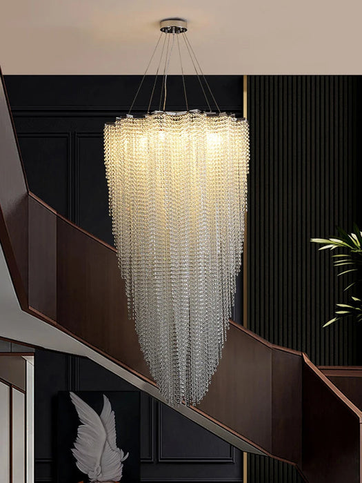 Alleri Crystal Foyer Chandelier-DWHOME