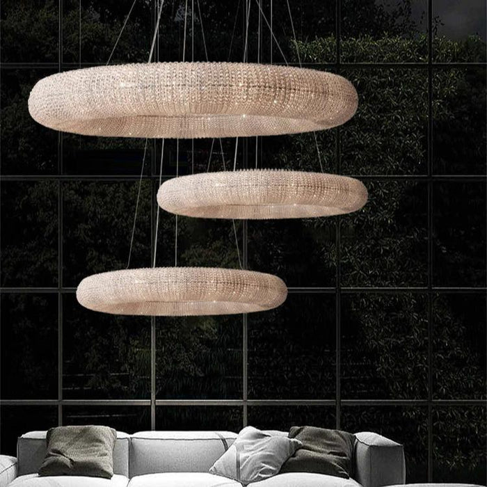Bergamo Crystal Modern Chandelier-DWHOME