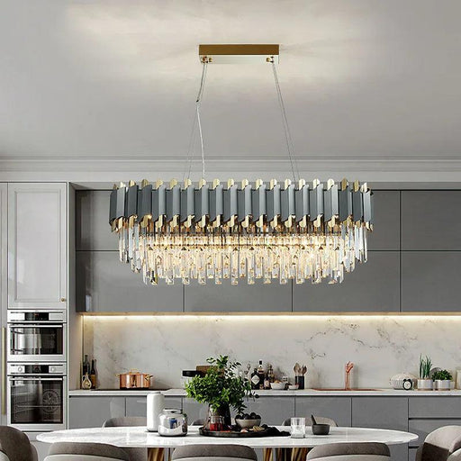 Gio 39" Crystal Dining Room Chandelier-DWHOME