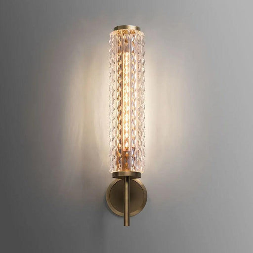 Crystal & Copper Contemporary Wall Sconce-DWHOME