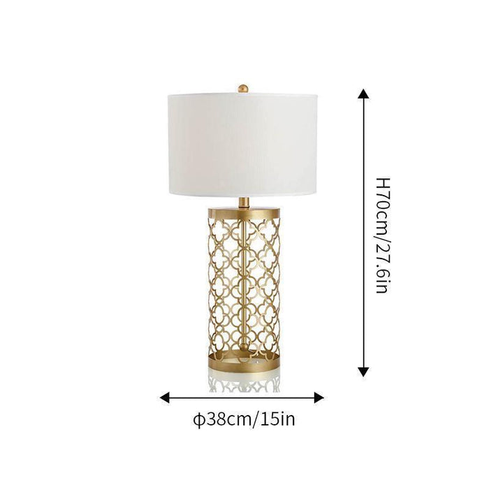 Openwork Metal Table Lamp - DWHOME